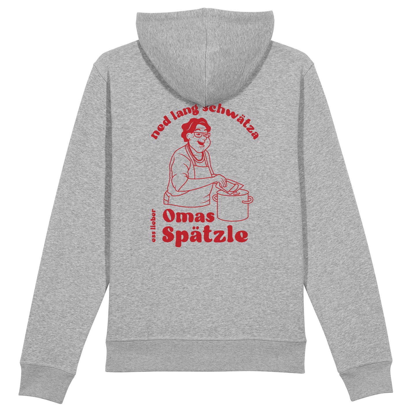 Sweatshirt - Omas Spätzle - Grau - THE-SWABIAN
