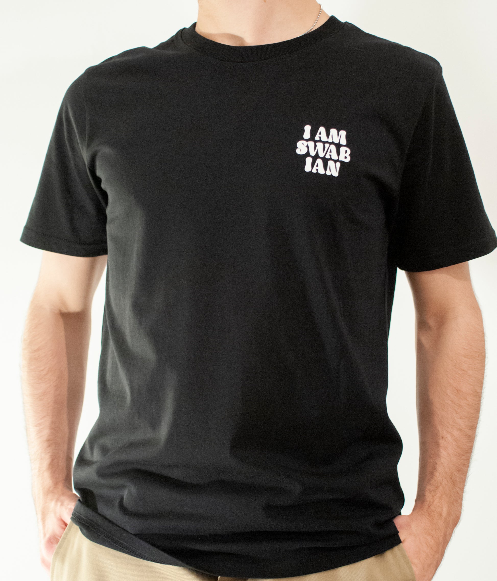 T-Shirt - I AM SWABIAN - SCHWARZ - THE-SWABIAN
